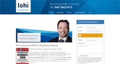 Desktop Screenshot of lohnsteuerhilfe-harburg.net